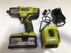 RYOBI 18V ONE+ CORDLESS IMPACT WRENCH STARTER KIT R18IW3-140SF - RRP £170