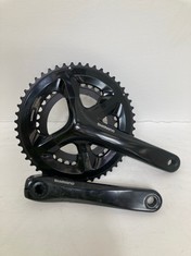 SHIMANO FC-RS510 DOUBLE CHAINSET 50/34T 175MM IN BLACK RRP: £124.99