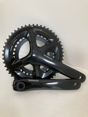 SHIMANO FC-RS510 DOUBLE CHAINSET 50/34T 175MM IN BLACK RRP: £124.99