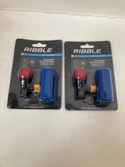 20 X RIBBLE CO2 INFLATOR WITH ADJUSTABLE FLOW, INCLUDING CARTRIDGE COVER RRP: £6.99 EACH