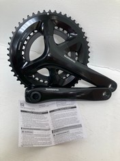 SHIMANO FC-RS510 DOUBLE CHAINSET 50/34T 175MM IN BLACK RRP: £124.99