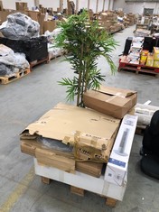 PALLET OF ASSORTED ITEMS TO INCLUDE BLAUPUNKIT TOWER FAN IN GREY (KERBSIDE PALLET DELIVERY)