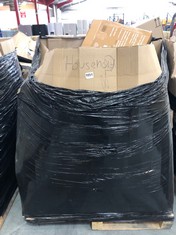 PALLET OF ASSORTED ITEMS TO INCLUDE HIGH RAISED AIR BED (KERBSIDE PALLET DELIVERY)