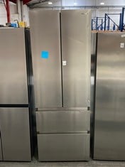 HISENSE FREESTANDING AMERICAN STYLE FRIDGE FREEZER IN STAINLESS STEEL - MODEL NO. RF632N4BCF - RRP £649