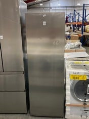 HISENSE FREESTANDING TALL LARDER FRIDGE IN STAINLESS STEEL