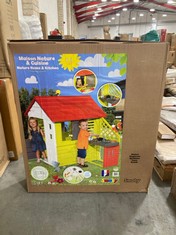 SMOBY NATURE HOUSE AND KITCHEN GARDEN PLAYHOUSE - RRP £120