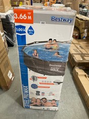 BESTWAY 3.66MM STEEL PRO MAX FRAME POOL SET - ITEM NO. 56709 - RRP £130