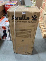 AVALLA 9000 BTU AIR CONDITIONING UNIT - MODEL NO. S-220 - RRP £241