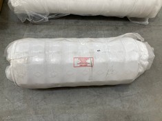 APPROX 90 X 190CM ROLLED SPRING MATTRESS IN WHITE