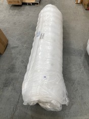 APPROX 135 X 190CM ROLLED SPRING MATTRESS IN WHITE