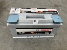 BOSCH CAR BATTERY - MODEL NO. S5 013 - RRP £115 (COLLECTION ONLY)