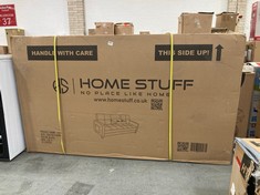 HOMESTUFF EDEN 2 SEATER SOFA IN BLACK (BOX 1/2, PART ONLY)