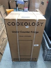 COOKOLOGY 93L UNDER COUNTER FRIDGE IN BLACK - MODEL NO. UCIF93BK - RRP £130