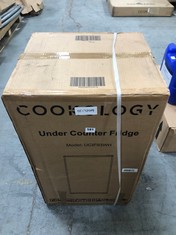 COOKOLOGY UNDER COUNTER FRIDGE IN WHITE - MODEL NO. UCIF93WH - RRP £130