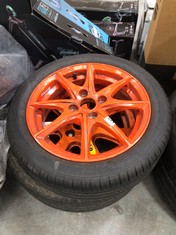 2 X WHEELS TO INCLUDE RAC CAR WHEEL - SIZE. 25507 WITH MAZZINI ECO 605 - SIZE 205/507R17