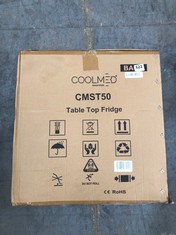 COOL MED TABLE TOP FRIDGE IN WHITE - MODEL NO. CMST50 - RRP £180