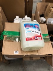 QUANTITY OF ASSORTED LIQUIDS TO INCLUDE MAXIMA THICK BLEACH 5L (COLLECTION ONLY)