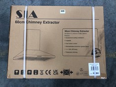 SIA 60CM CHIMNEY EXTRACTOR - MODEL NO. CHL60SS