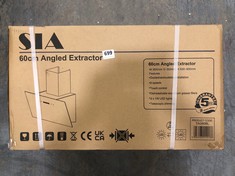 SIA 60CM ANGLED EXTRACTOR - MODEL NO. TAG60BL - RRP £185