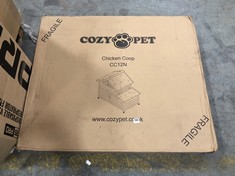 COZY PET DELUXE CHICKEN COOP - MODEL NO. CC12N - RRP £130