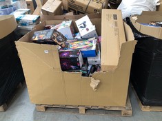 PALLET OF ASSORTED ITEMS TO INCLUDE NEON SERIES ELECTRONIC ARCADE PINBALL GAME (KERBSIDE PALLET DELIVERY)