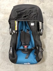 NANIA CHILD SAFETY CAR SEAT IN BLUE / BLACK