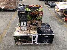 43CM KETTLE BBQ TO INCLUDE UNIFLAME 75CM CHARCOAL BBQ GRILL