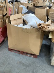 PALLET OF ASSORTED ITEMS TO INCLUDE QTY OF LOOSE PILLOWS (KERBSIDE PALLET DELIVERY)