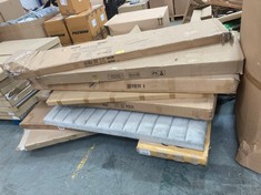 PALLET OF ASSORTED ITEMS TO INCLUDE HOMESTUFF GRAYSON DOUBLE STORAGE BED IN GREY (BOX 2/2, PART ONLY) (KERBSIDE PALLET DELIVERY)