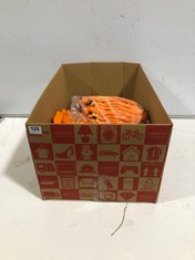 BOX OF SUPREME TTF ORANGE/YELLOW SAFETY GLOVES SIZE 9