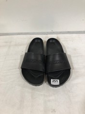 BIRKENSTOCK SLIDES BLACK SIZE 45