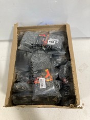 12 X NOVFORTH THERMAL SOCKS IN DARK GREY AND BLACK SIZE L