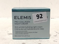 ELEMIS PRO-COLLAGEN NIGHT CREAM 50ML - RRP £110