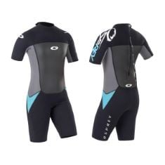 OSPREY WOMEN'S OSP L - ORIGIN SHORTY WETSUIT, BLACK BLUE, XS UK.