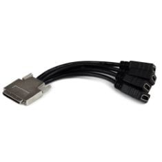 QTY OF ITEMS TO INLCUDE X40 ASSORTED ITEMS TO INCLUDE STARTECH.COM VHDCI CABLE FULL HD, 4 PORT HDMI BREAKOUT CABLE FOR VIDEO CARD, 1920X1200 60HZ, 30 AWG, MIRROR OR EXPAND VIDEO, VHDCI TO HDMI BREAKO