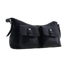 2 X SHALIMAR SUPERNATURAL WOMENS SHOULDER BAG,BLACK,32.2 X 11.4 X 17.8 CM.