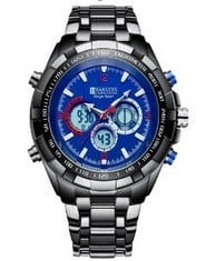 BARKERS OF KENSINGTON MEGA SPORT BLUE MENS WATCH .