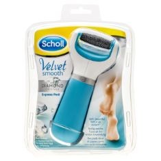 6 X SCHOLL VELVET SMOOTH EXPRESS PEDI RÂPE ÉLECTRONIQUE, 2 ROULEAUX DE RECHANGE.