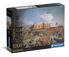 X10 ASSORTED PUZZLES AND GAMES TO INCLUDE CLEMENTONI 39792 ITALY MUSEUM COLLECTION CANALETTO, THE RETURN OF THE BUCENTAUR AT THE MOLO ON ASCENSION DAY 1000 PIECES, JIGSAW PUZZLE, MULTI-COLOURED.