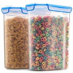 X8 ASSORTED ITEMS TO INCLUDE EXTRA LARGE CEREAL STORAGE CONTAINERS SET - 5 LITER [2-PACK] AIRTIGHT SILICONE SEALED LOCKING LIDS MAINTAINS FRESHNESS - BPA-FREE CEREAL CONTAINERS, SPACE SAVING KITCHEN