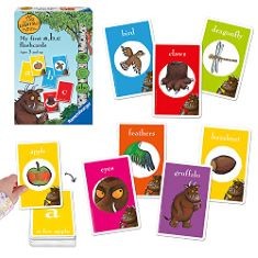 39 X RAVENSBURGER THE GRUFFALO MY FIRST FLASH CARD GAME FOR KIDS AGE 3 YEARS UP - IDEAL FOR EARLY LEARNING, OBJECT RECOGNITION, ALPHABET, READING AND SPELLING.