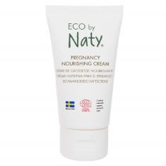 19 X ECO BY NATY, PREGNANCY NOURISHING CREAM, 100% PLANT-DERIVED INGREDIENTS WITH 0% PERFUME, HYPOALLERGENIC AND DERMATOLOGICALLY TESTED, 50 ML TUBE.