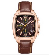 LIMITED EDITION MANN EVERTON HAND ASSEMBLED OBSERVER IN ROSE BROWN RRP £150.