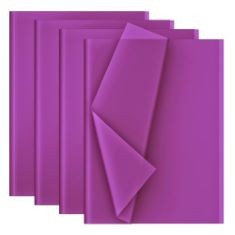 62 X CREAVVEE DECOUPAGE TISSUE PAPER 28 SHEETS 50X70 CM PURPLE (F7165).