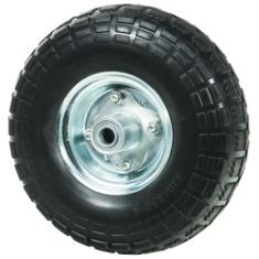 10 X PUNCTURE-PROOF WHEEL WITH OFFSET AXLE 260 X 85 MM BORE 16 MM.