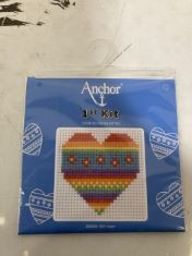 70 X COUNTED CROSS STITCH 1ST KIT.