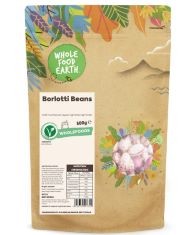 13 X WHOLEFOOD EARTH BORLOTTI BEANS 500 G | GMO FREE | NATURAL | HIGH FIBRE | HIGH PROTEIN.