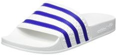 QTY OF ITEMS TO INLCUDE X2 ASSORTED ADIDAS FOOTWEAR TO INCLUDE ADIDAS WOMEN'S ADILETTE W SLIPPERS, FTWR WHITE/LUCID BLUE/FTWR WHITE, 5 UK, ADIDAS WOMEN'S ADILETTE ESSENTIAL W SLIPPERS, WONDER QUARTZ/