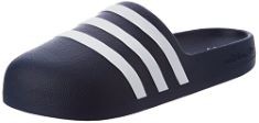 QTY OF ITEMS TO INLCUDE X2 ASSORTED ASSORTED ADIDAS FOOTWEAR TO INCLUDE ADIDAS MEN'S ADIFOM ADILETTE SLIPPERS, COLLEGIATE NAVY/FTWR WHITE/FTWR WHITE, 7 UK, ADIDAS MEN'S ADILETTE SLIPPERS, SEMI PINK G