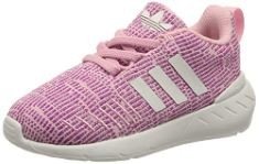 QTY OF ITEMS TO INLCUDE X2 ASSORTED ADIDAS FOOTWEAR TO INCLUDE ADIDAS BOY'S UNISEX KIDS SWIFT RUN 22 EL I GYMNASTICS SHOES, TRUE PINK/FTWR WHITE/VIVID PINK, 5.5 UK CHILD, ADIDAS BOY'S UNISEX KIDS GAZ